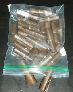 Completed Bag of Fire Sticks for Camping and Prepping | Suburban Survival Blog